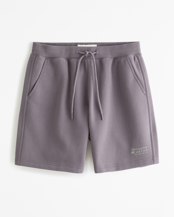 Logo Fleece Short, Dark Grey