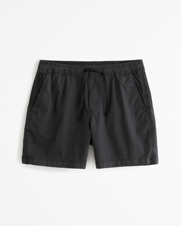 A&F All-Day Pull-On Short, Black