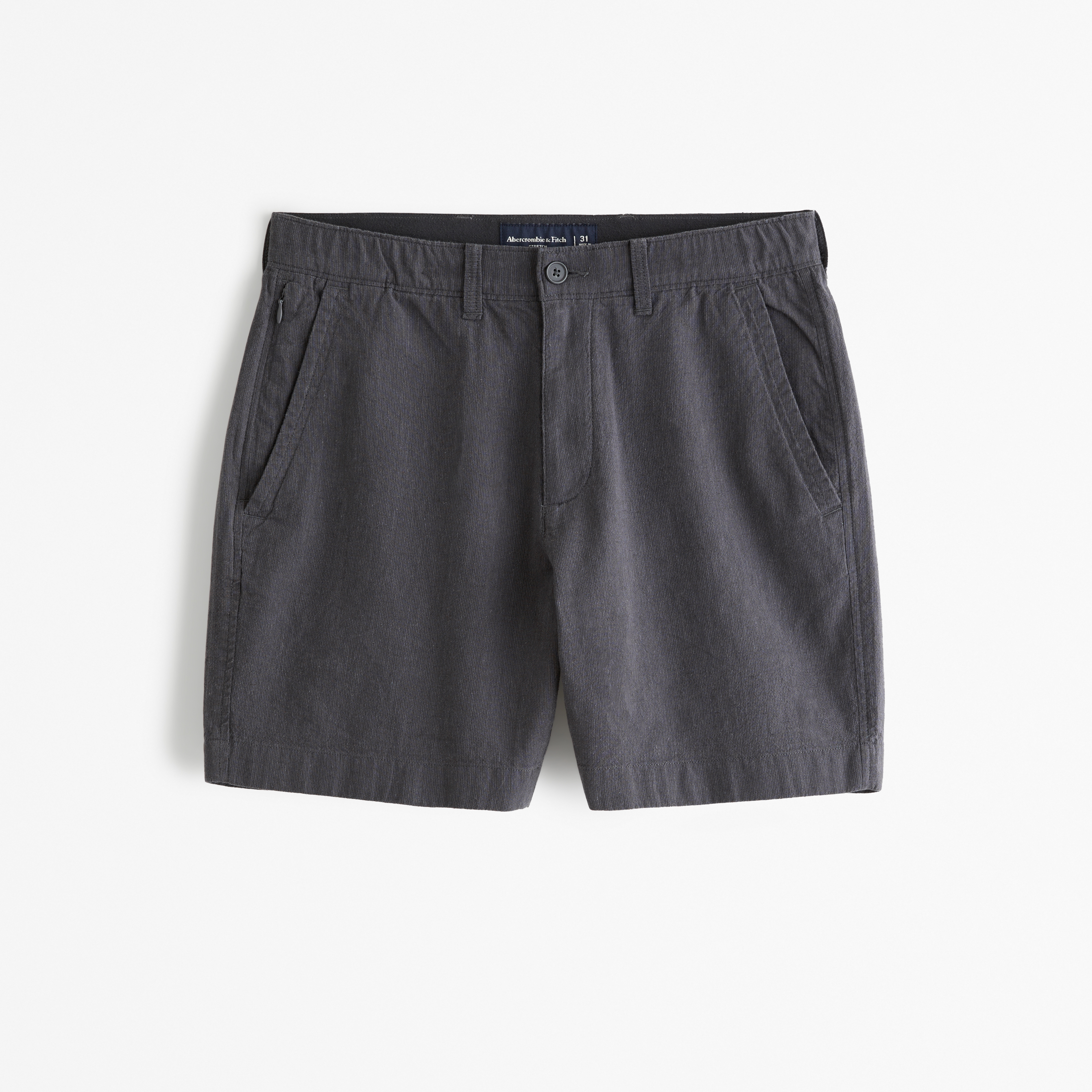 Men s Linen Blend Plainfront Short Men s Sale Abercrombie