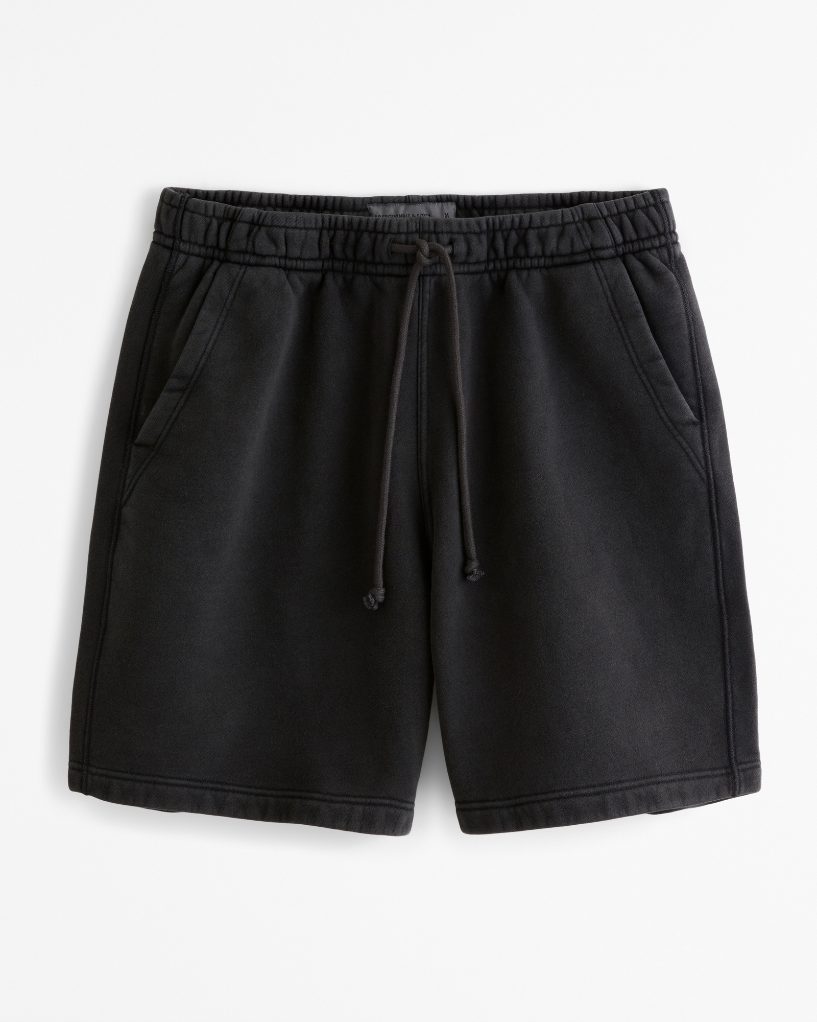 Relaxed Thrift-Inspired Fleece Short