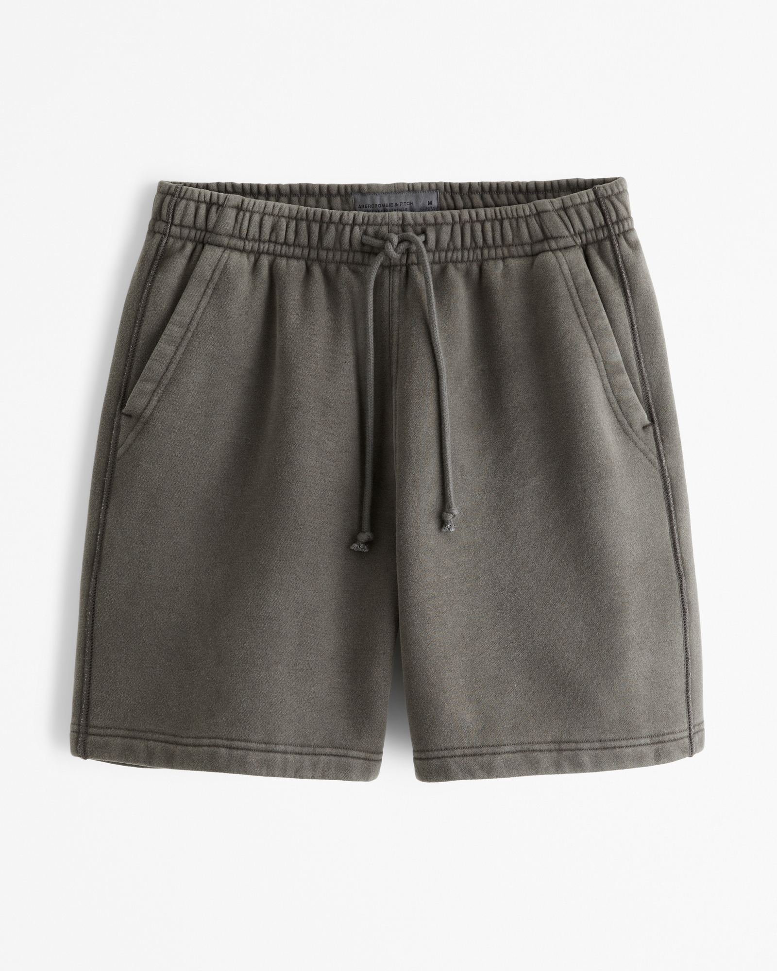 Relaxed Thrift-Inspired Fleece Short