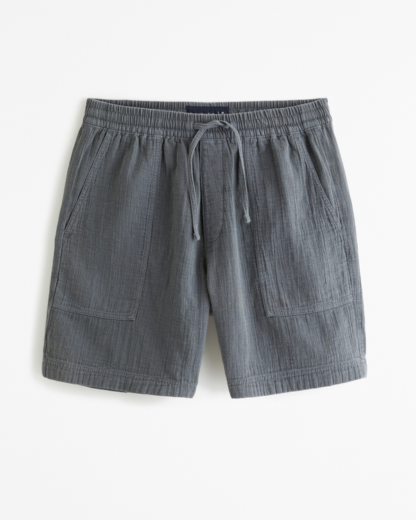 A&F Breezy Short, Blue-gray