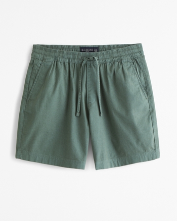 Relaxed Linen-Blend Pull-On Short from Abercrombie & Fitch - $29.97