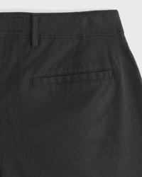 Linen-Blend Plainfront Short