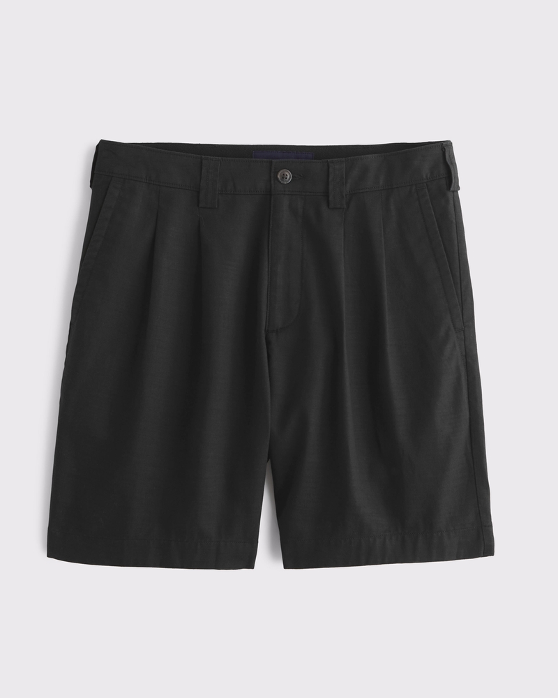 パンツ \"agnis b\"melange pleated baggy shorts agnis b