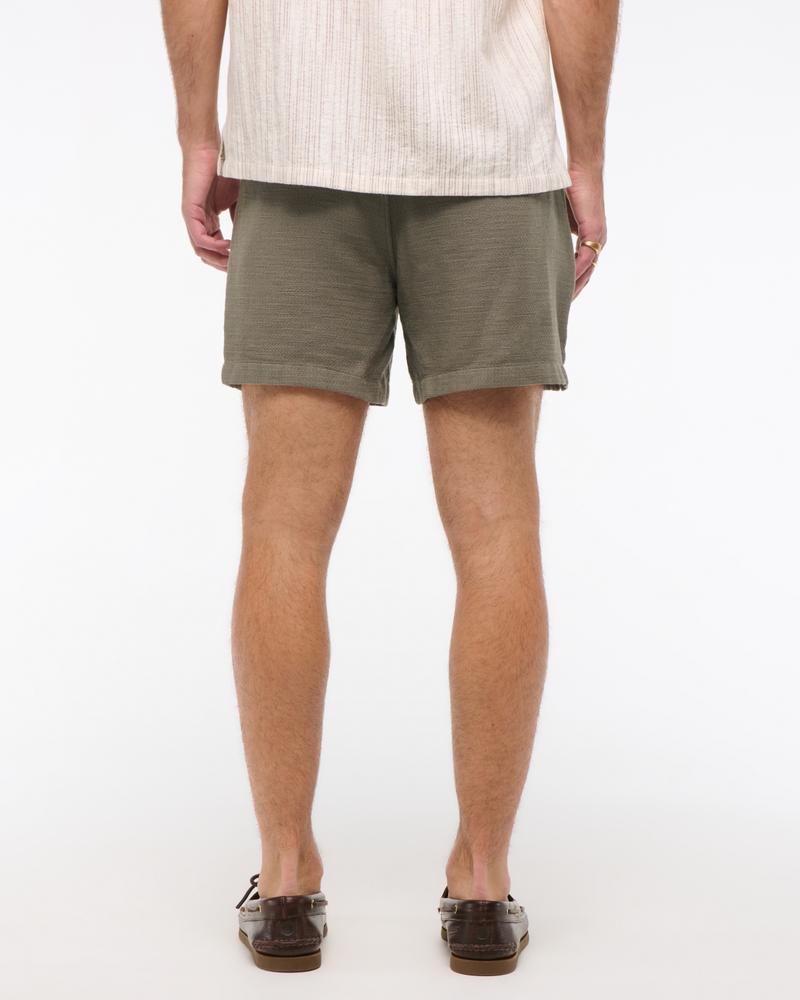 Slub Pull-On Short