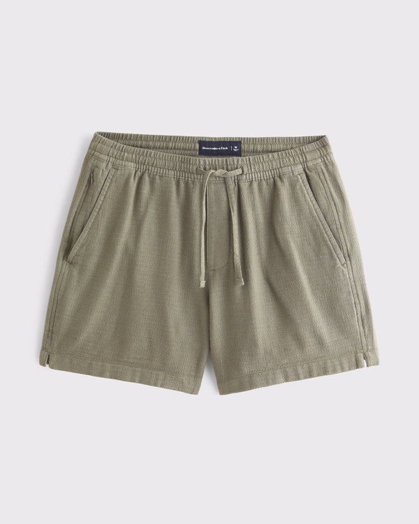 Abercrombie & Fitch, Textured Pull-On Short