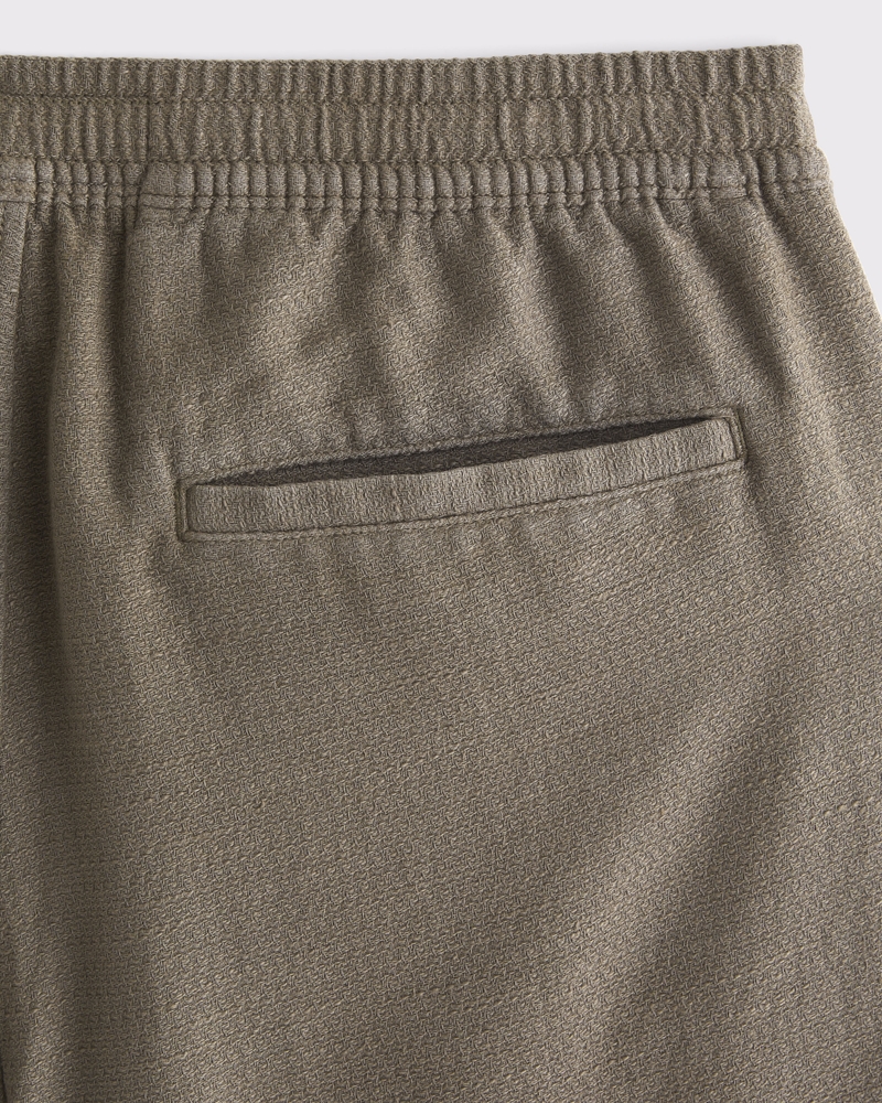 Textured Pull-On Short