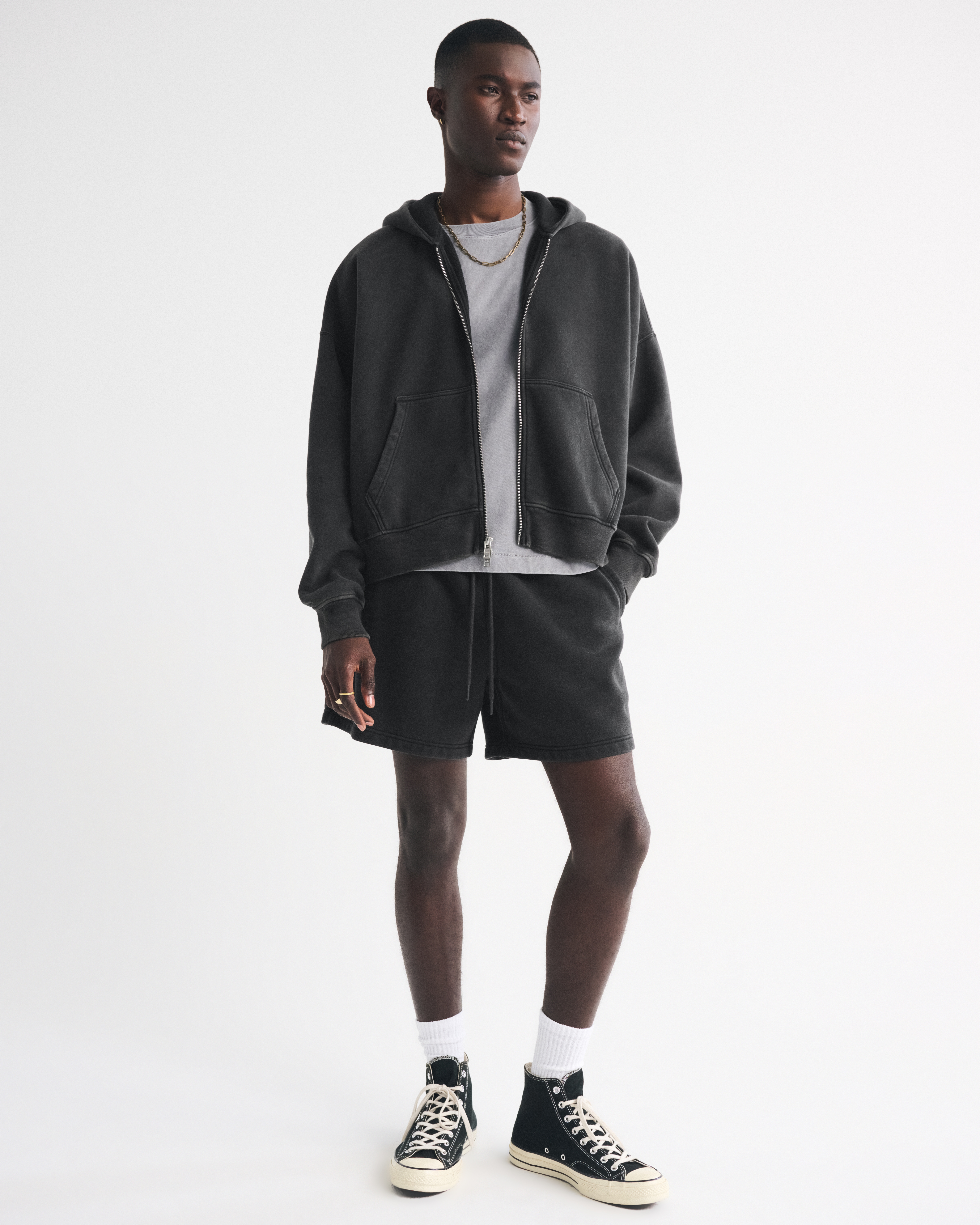 Abercrombie & Fitch Essential Short In Black