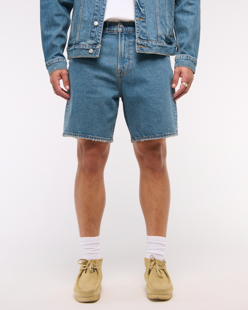 Athletic Loose Denim Short