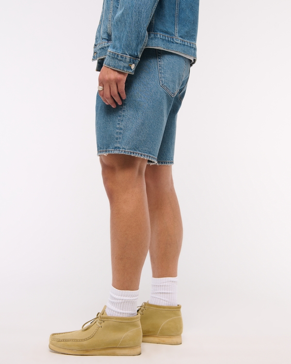 Athletic Loose Denim Short
