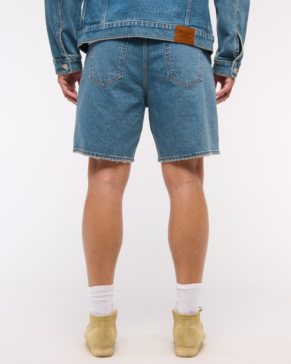 Athletic Loose Denim Short