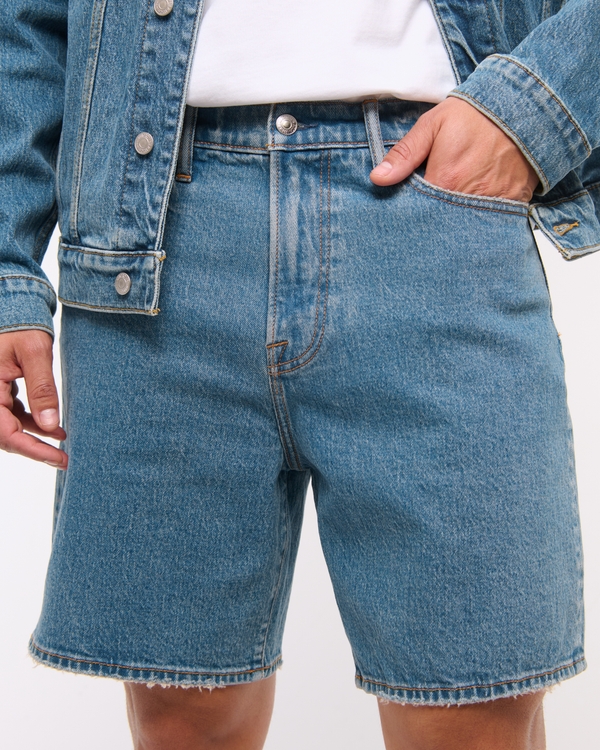 Athletic Loose Denim Short