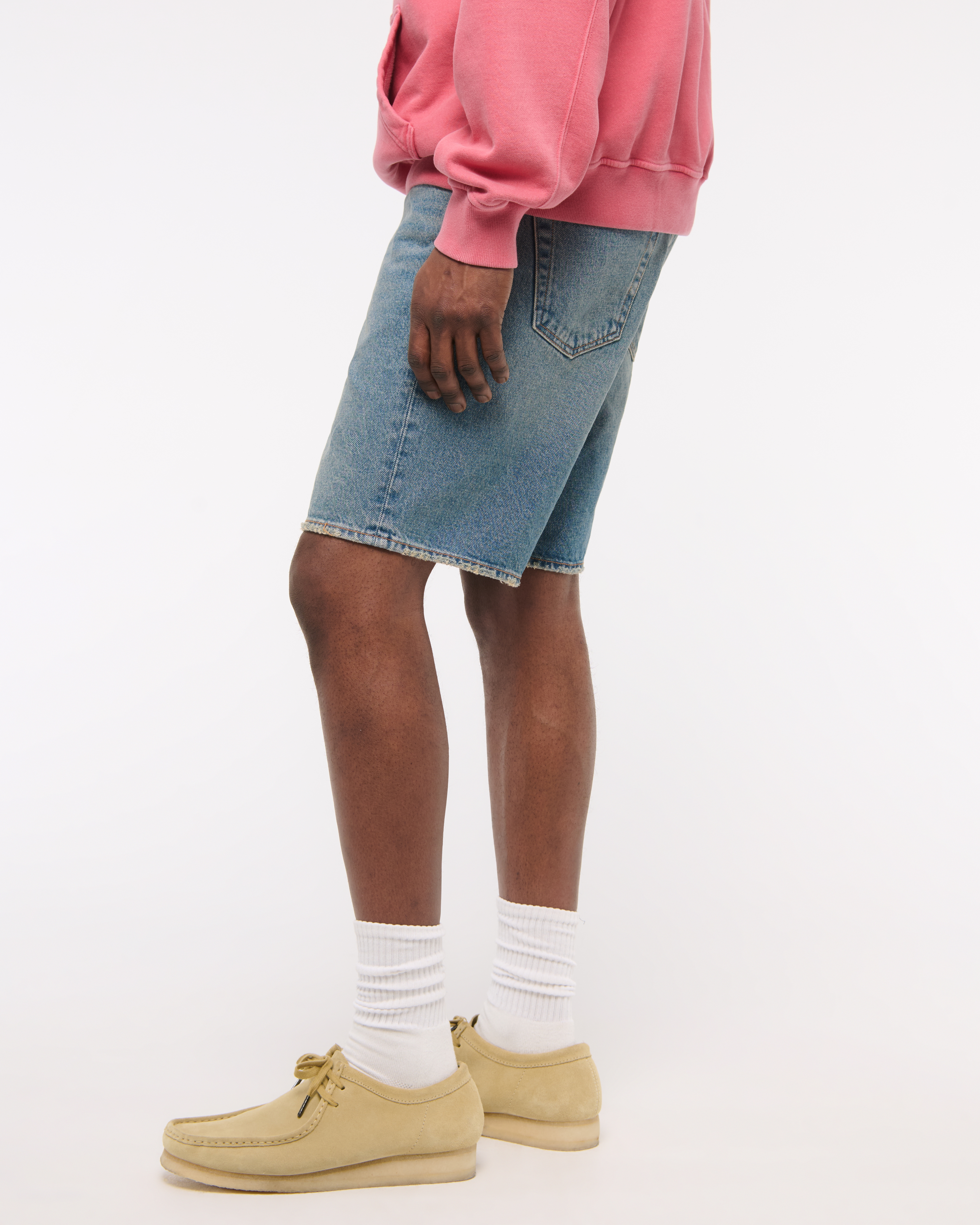 Men's Loose Denim Short | Men's Bottoms | Abercrombie.com