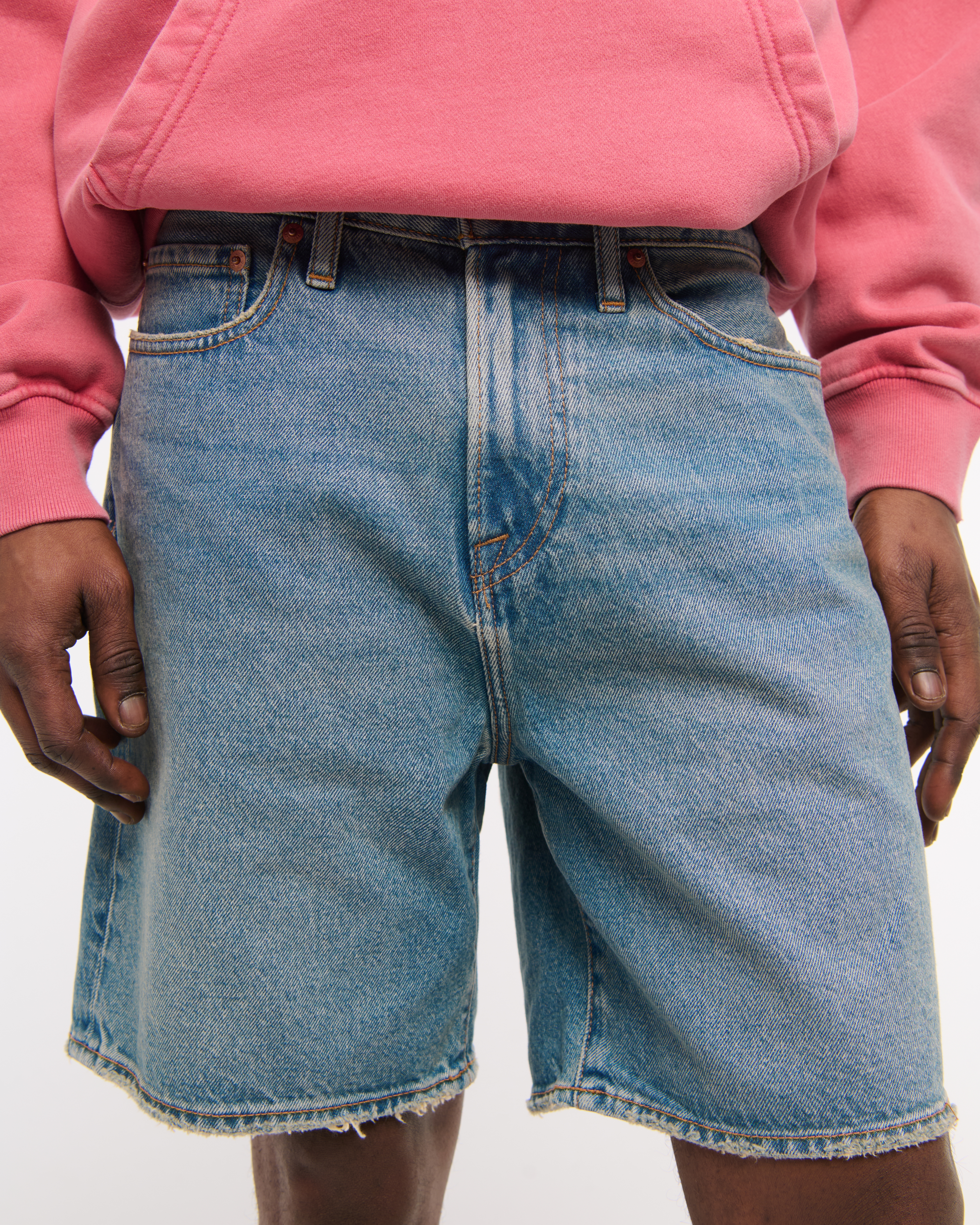 Men's Loose Denim Short | Men's Bottoms | Abercrombie.com Men's Loose Denim Short | Men's Bottoms | Abercrombie.com