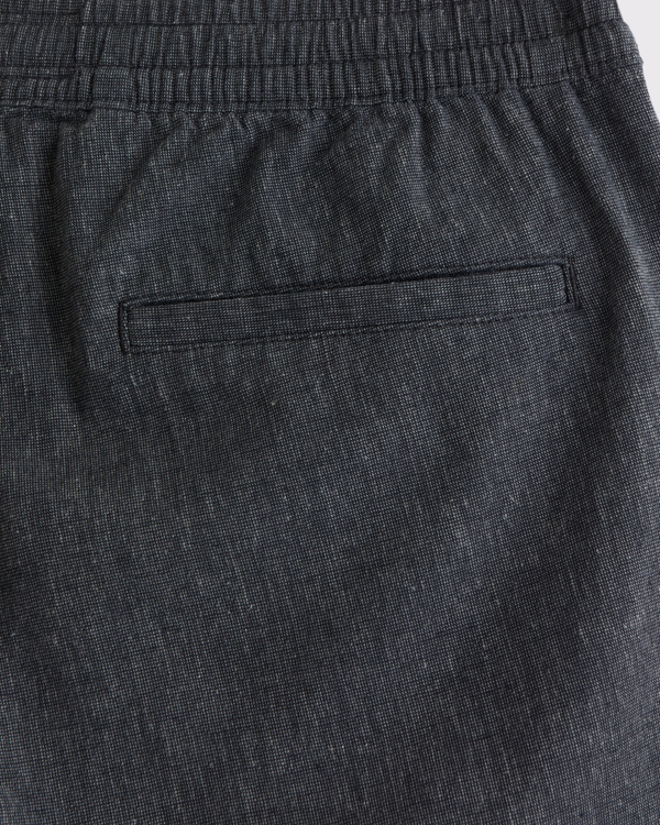 Linen-Blend Pull-On Short