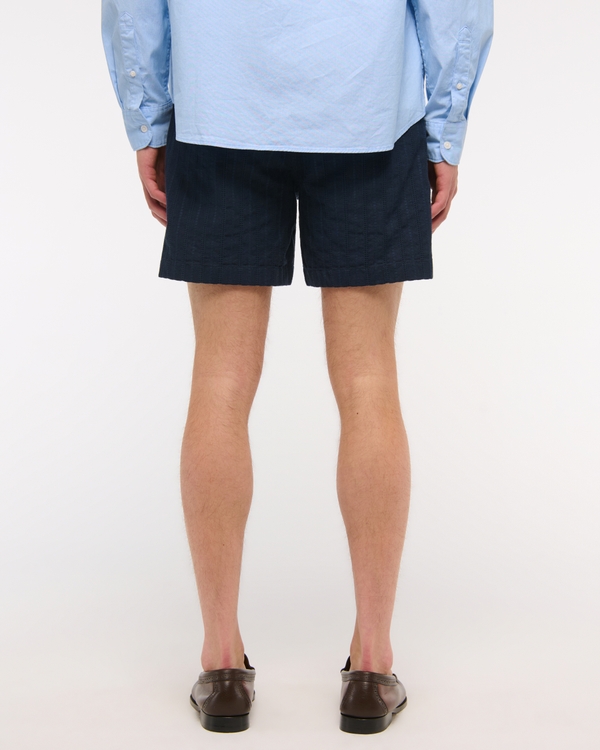 Linen-Blend Pull-On Short