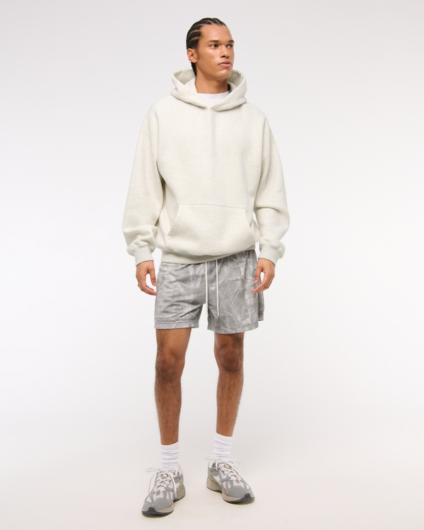 Retro Mesh Short, Gray Camo view 1