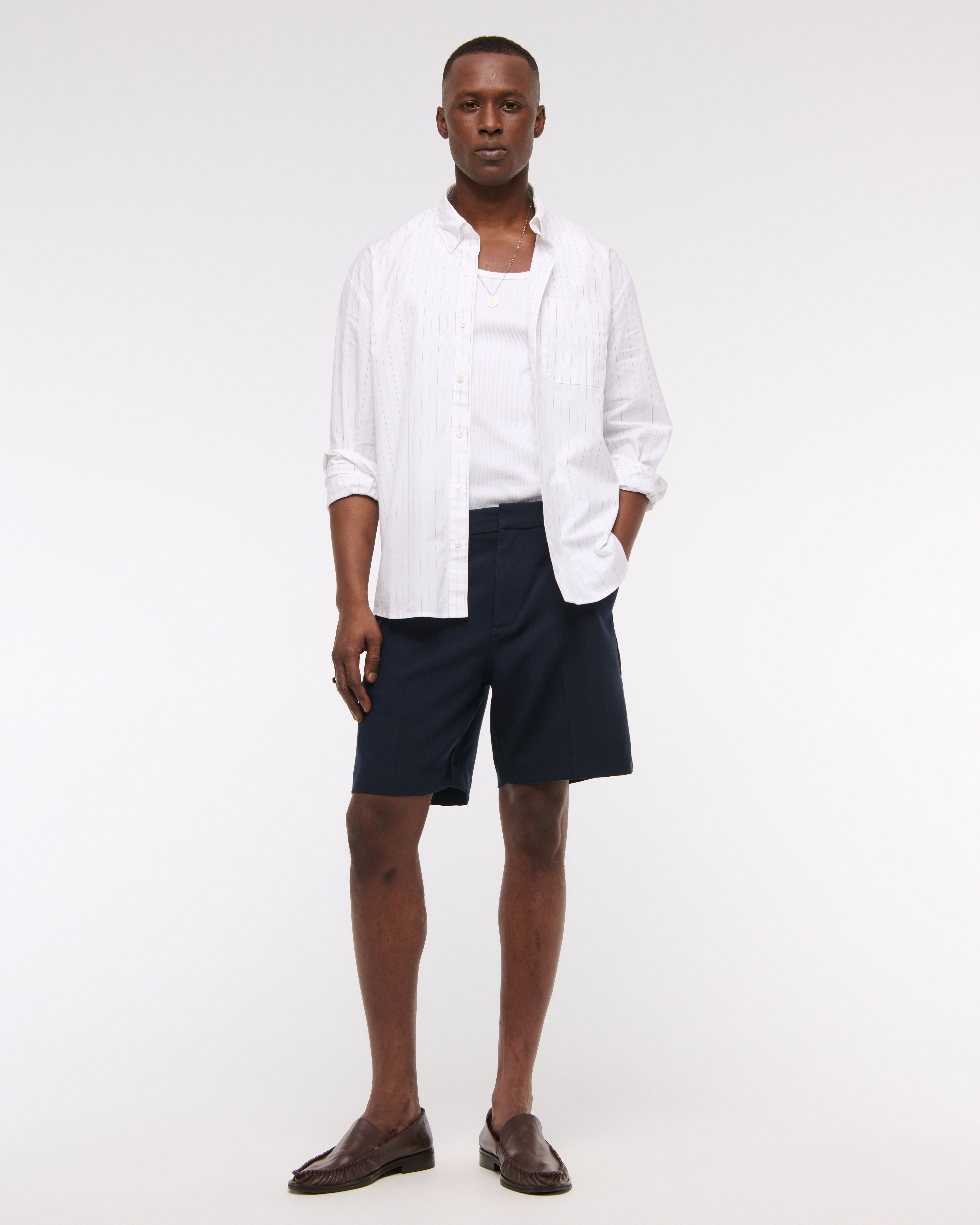 Abercrombie & Fitch Fixed Waist Dressy Short In Multi