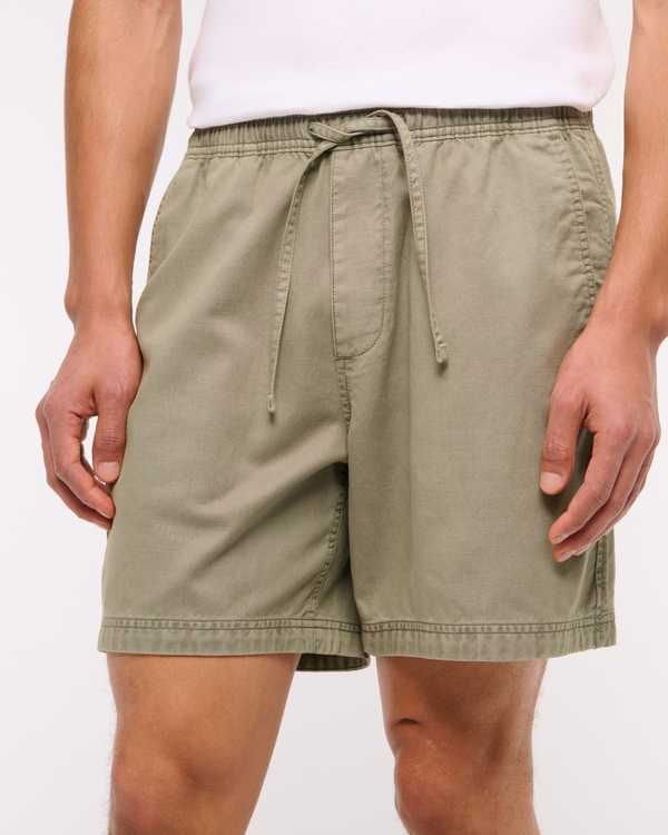 Cotton-Blend Pull-On Short