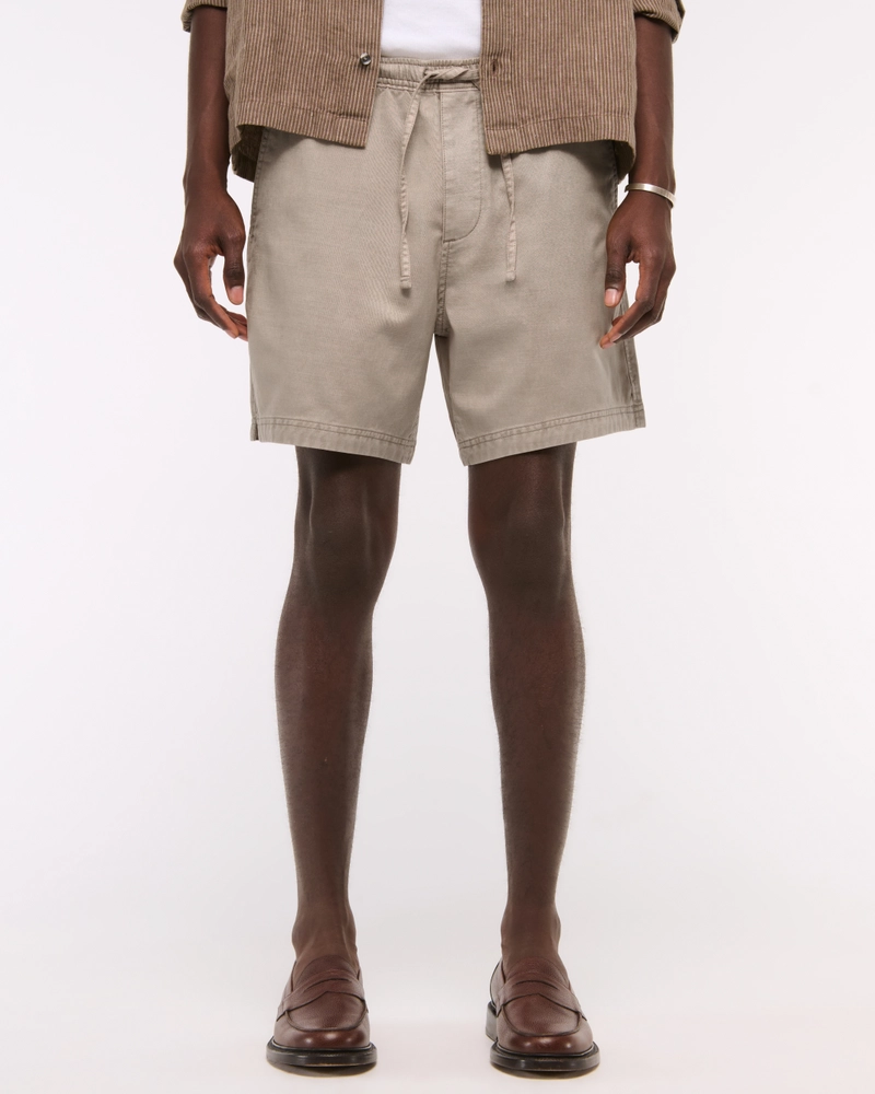 Cotton-Blend Pull-On Short