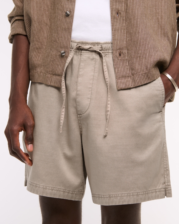 Cotton-Blend Pull-On Short