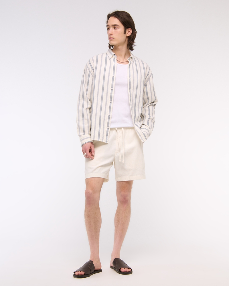 Cotton-Blend Pull-On Short