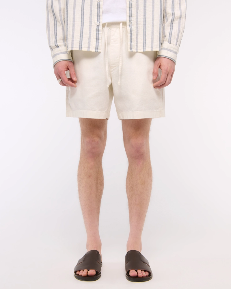 Cotton-Blend Pull-On Short