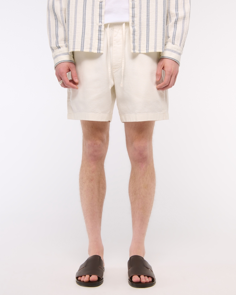 Cotton-Blend Pull-On Short