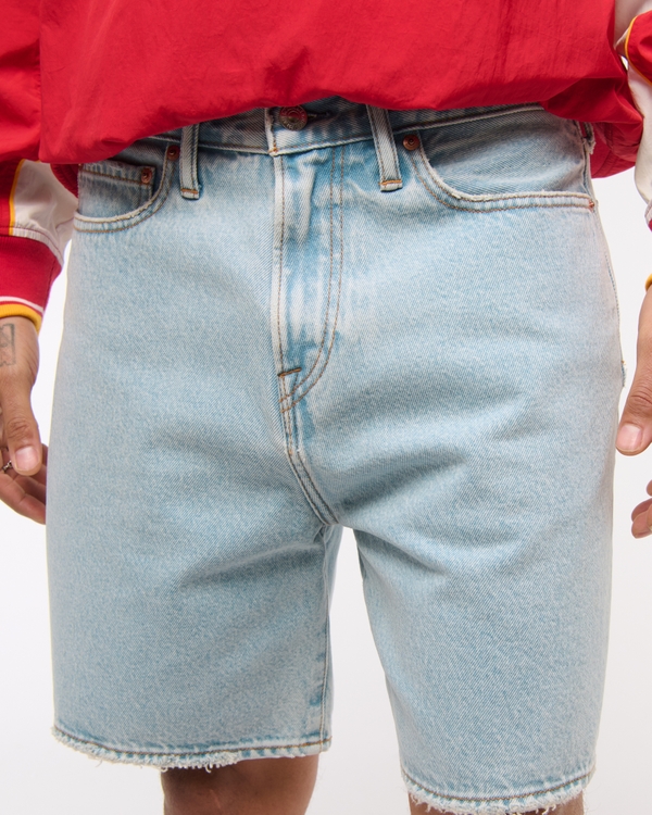 Men's Loose Denim Short | Men's Clearance | Abercrombie.com