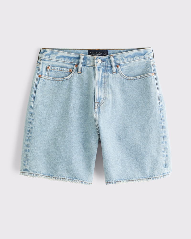 Men's Loose Denim Short | Men's Clearance | Abercrombie.com
