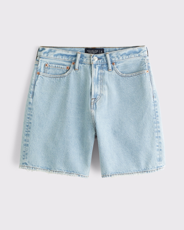 Loose Denim Short, Light Wash view 2
