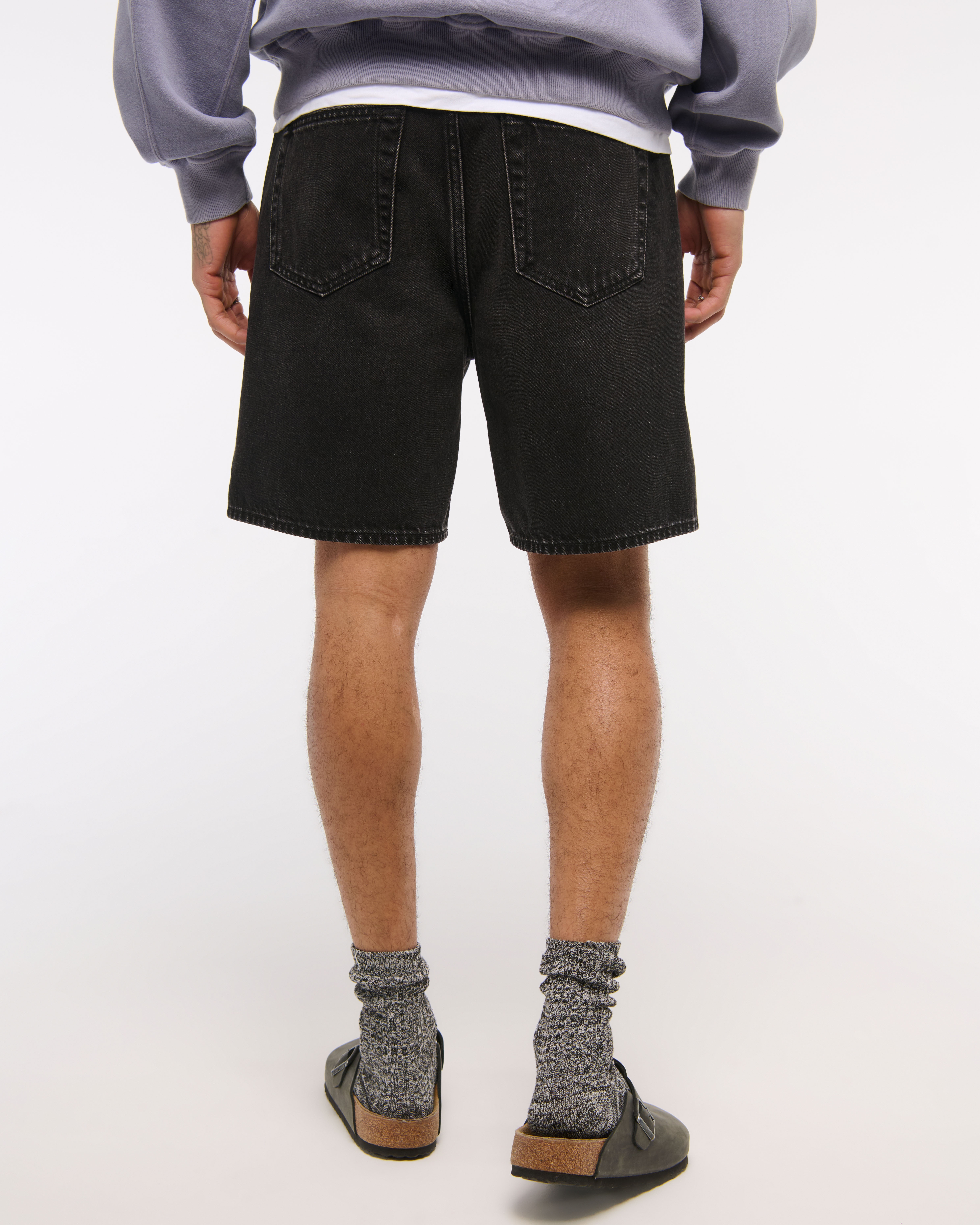 Men's Loose Denim Short | Men's Bottoms | Abercrombie.com