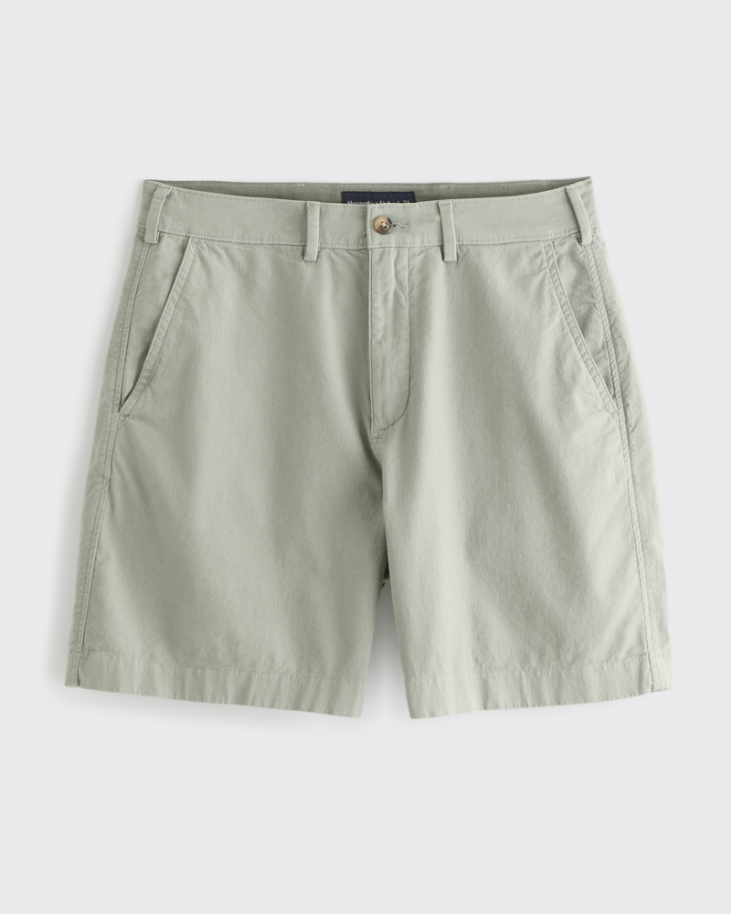Linen-Blend Plainfront Short — Image 29