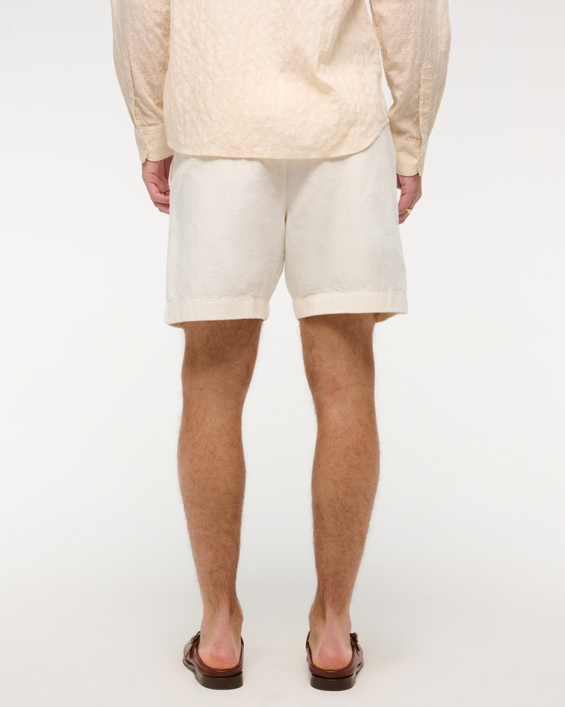 Linen-Blend Plainfront Short — Image 6