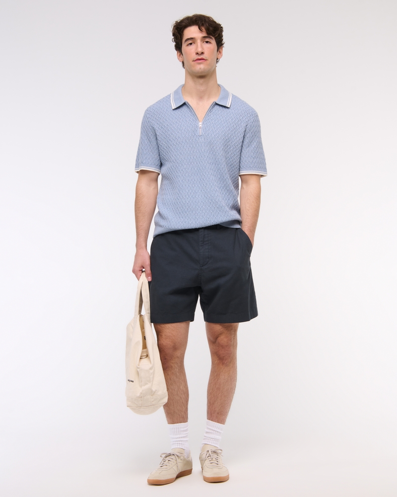 Linen-Blend Plainfront Short — Image 10