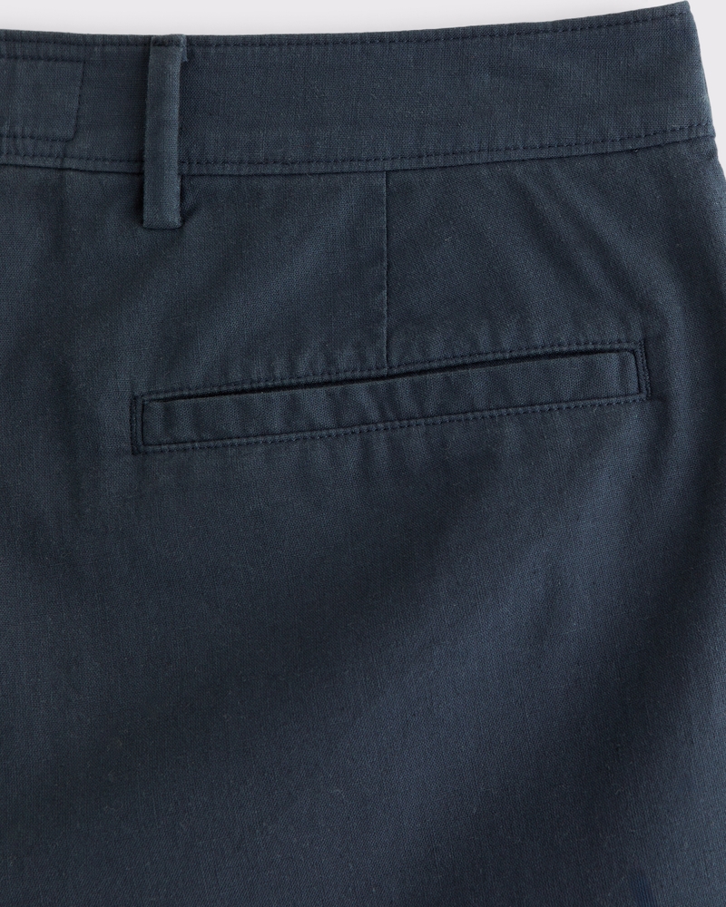 Linen-Blend Plainfront Short — Image 9