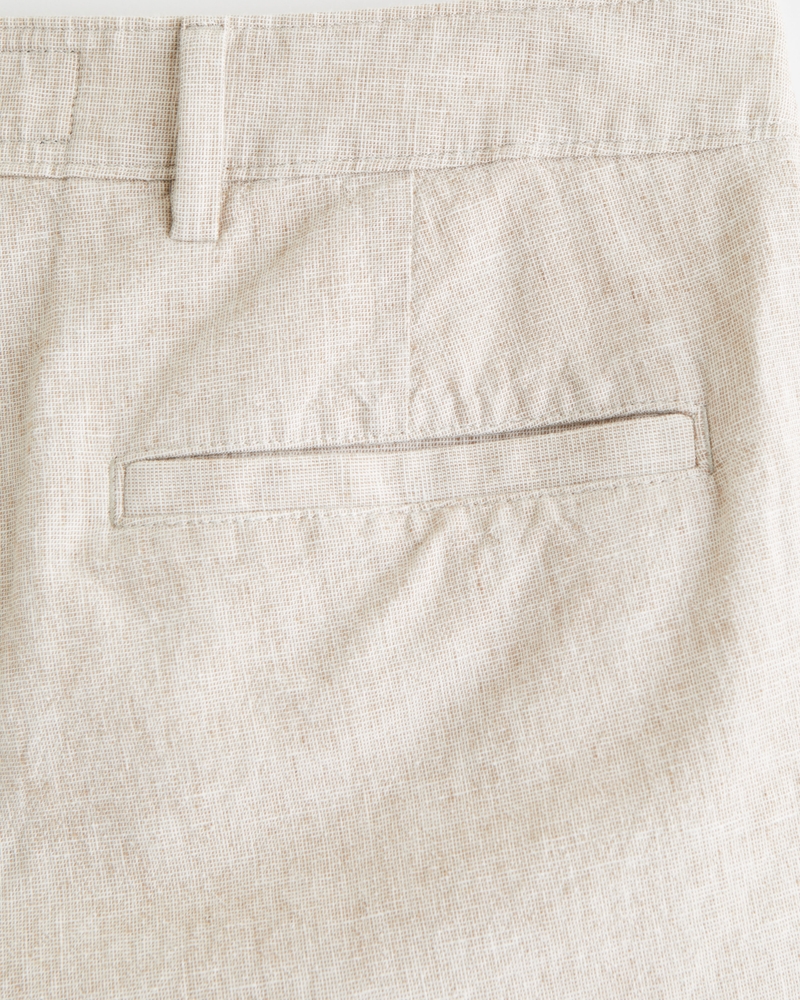 Linen-Blend Plainfront Short — Image 23