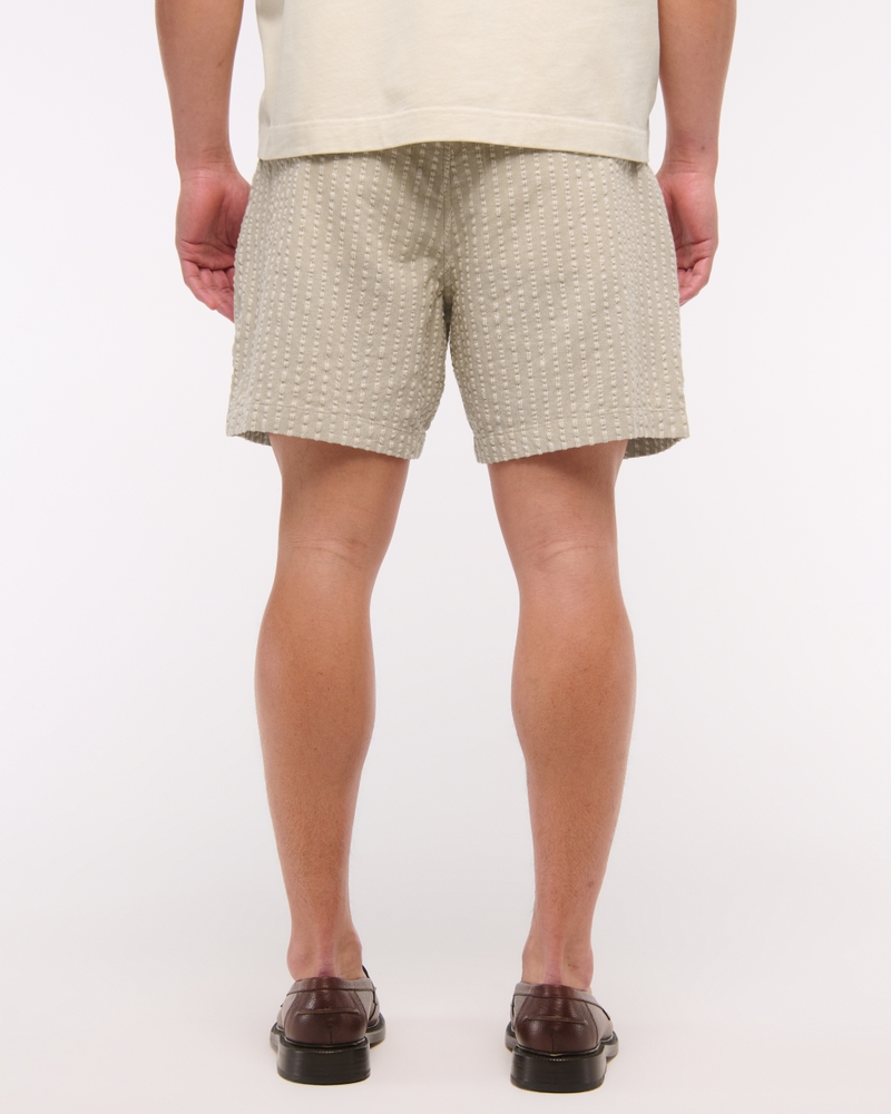 Seersucker Pull-On Short