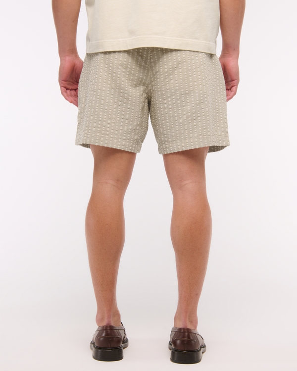 Seersucker Pull-On Short