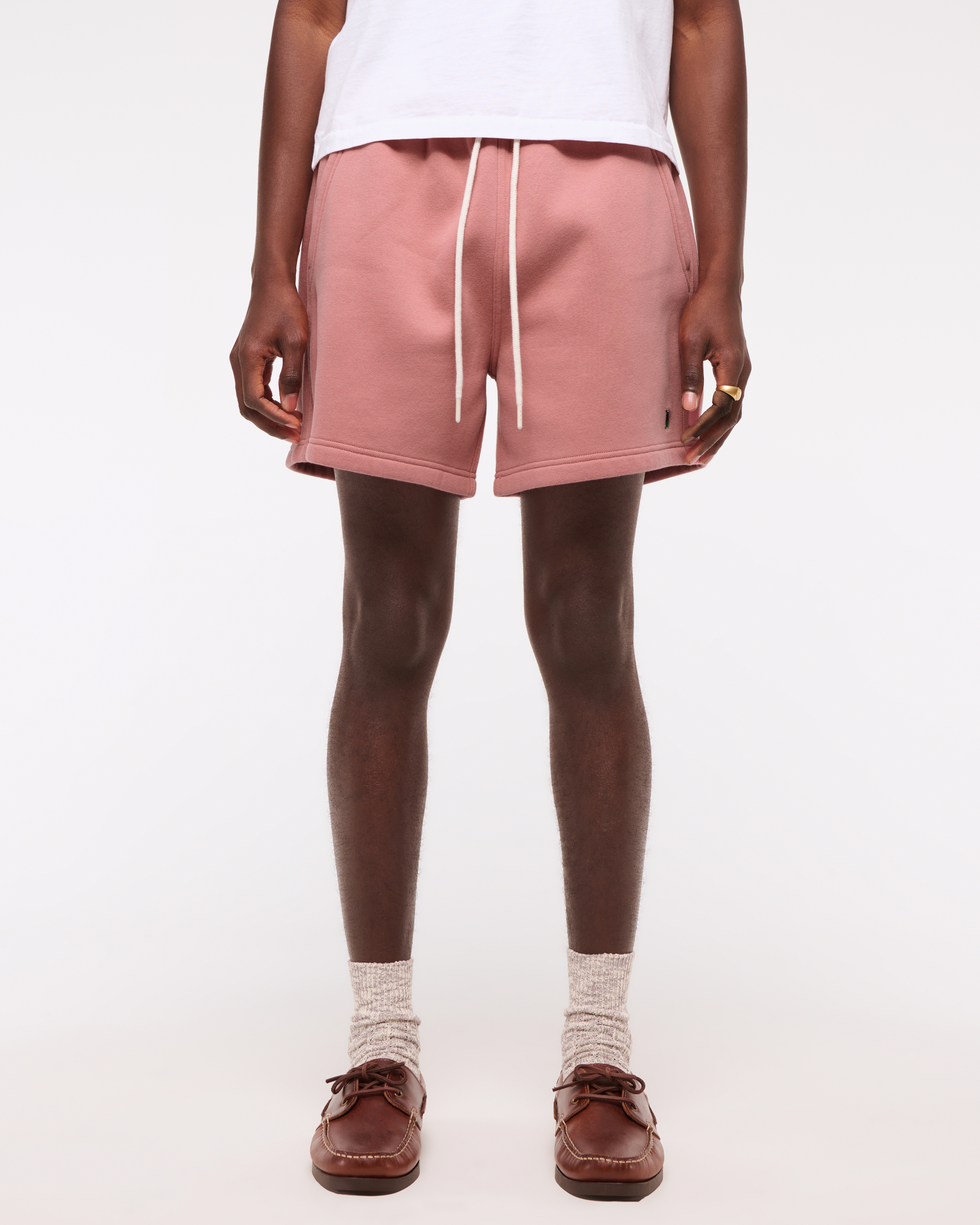 Abercrombie & Fitch Vol. 28 Danzy Fleece Short In Pink