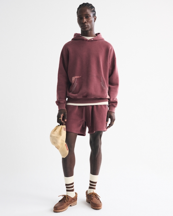 Essential Short, Burgundy view 2