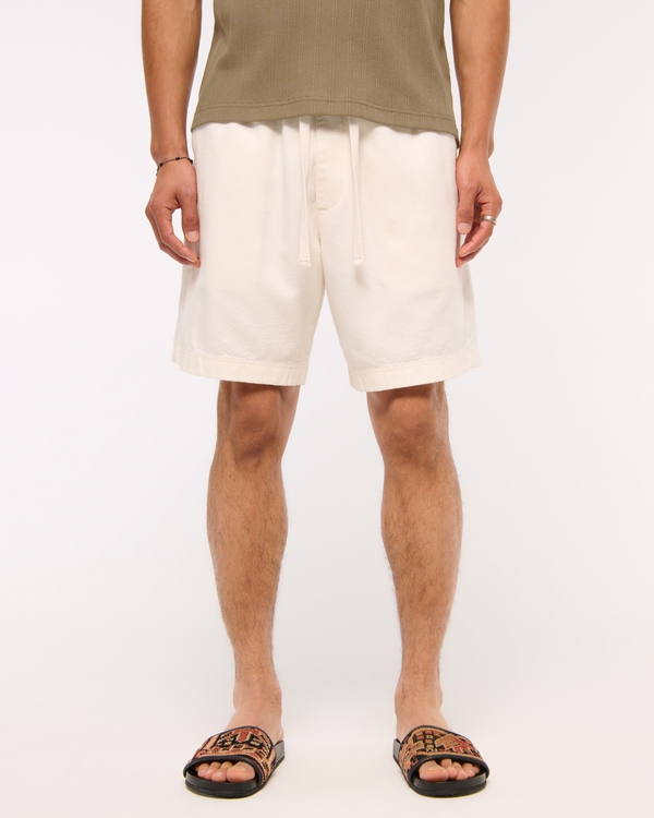 Cotton Texture Pull-On Short