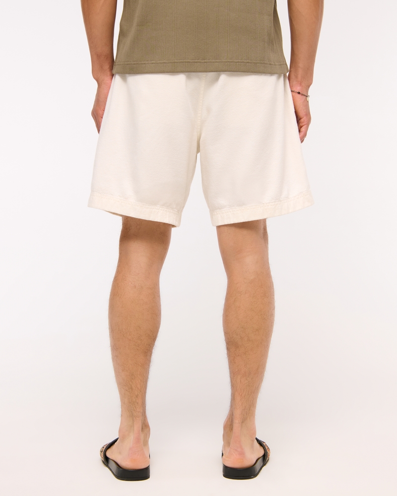 Cotton Texture Pull-On Short