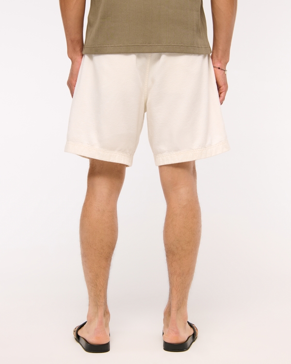Cotton Texture Pull-On Short