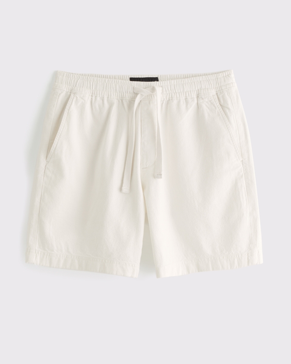 Cotton Texture Pull-On Short
