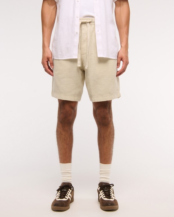 Cotton Texture Pull-On Short