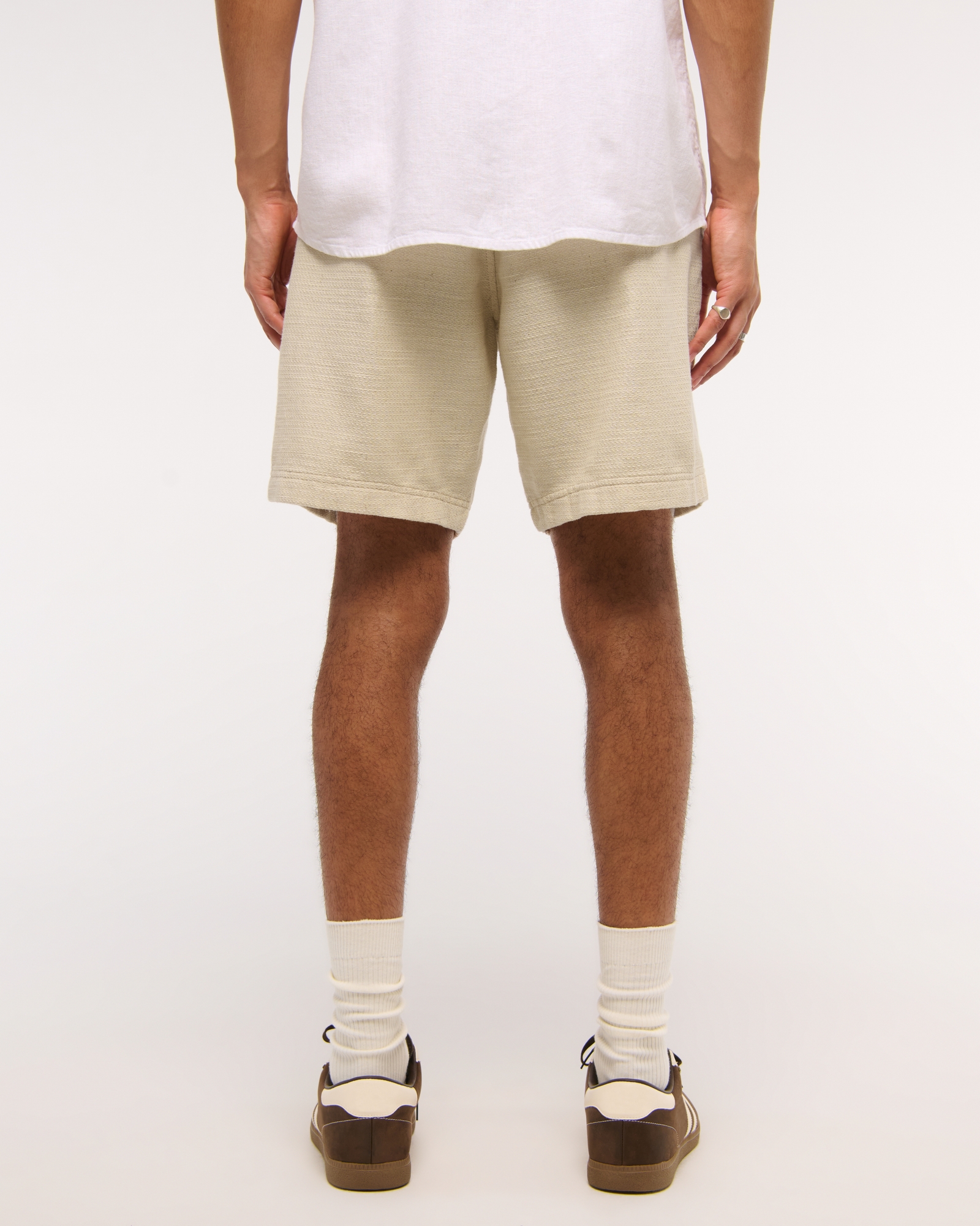 Cotton Texture Pull-On Short