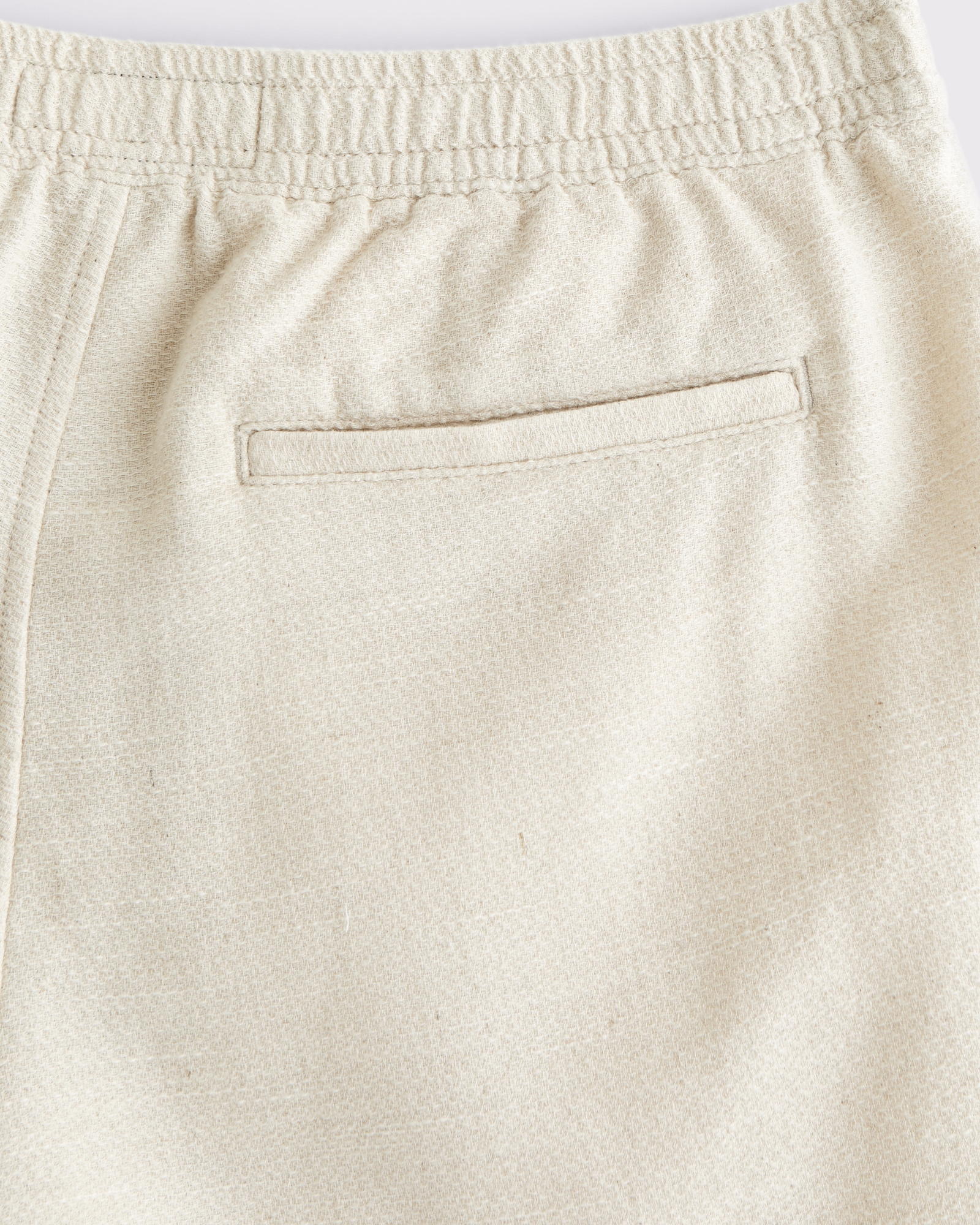 Cotton Texture Pull-On Short