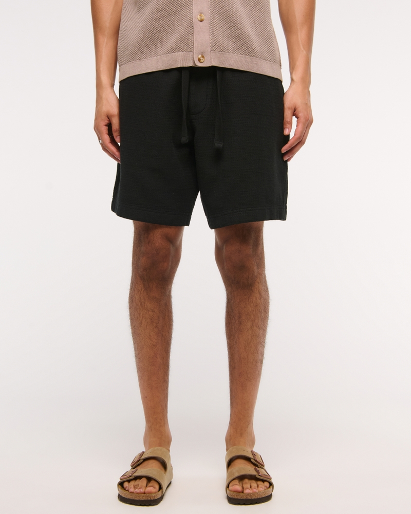 Cotton Texture Pull-On Short